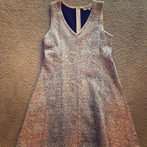 Loft floral work dress